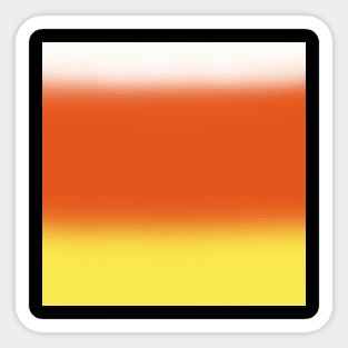 Candy Corn Gradient Sticker